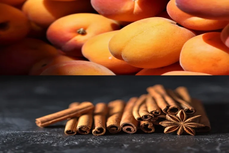 Peach spices cinnamon cardamon