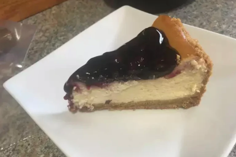 a piece of cheesecake